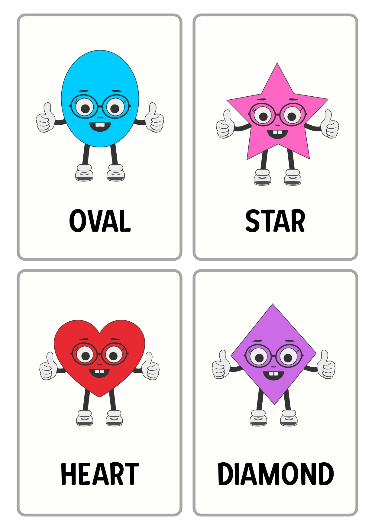 Printable Flashcards for 2-Year-Olds - govincards.com