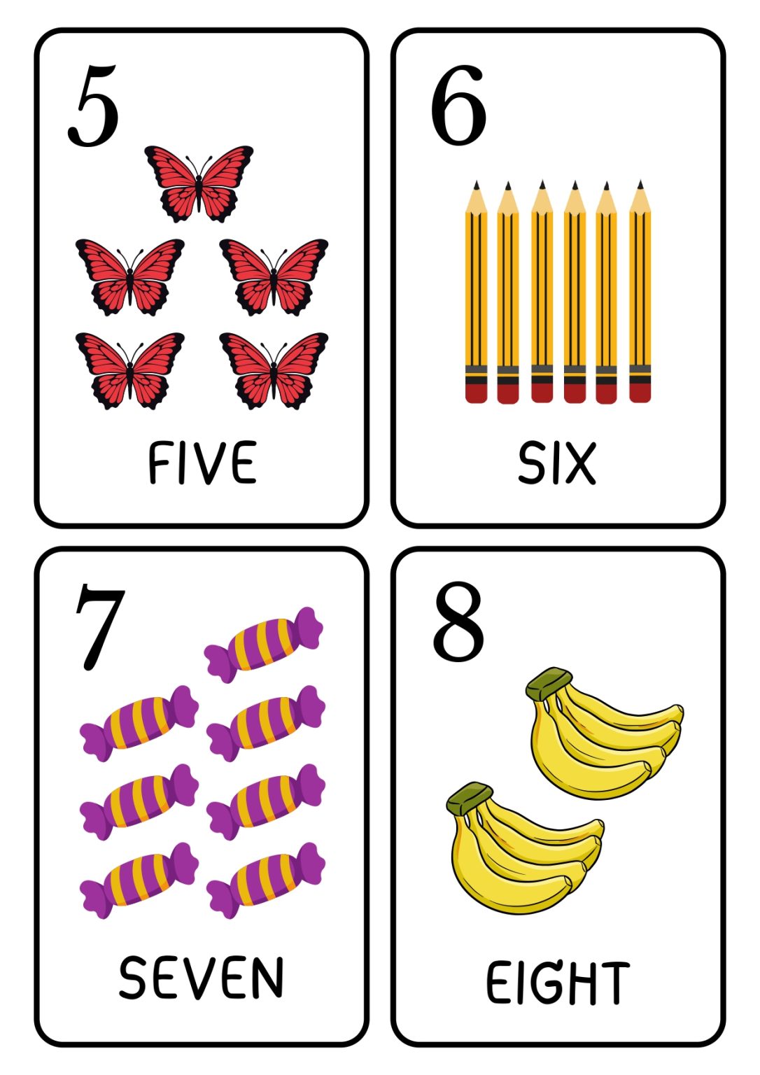 Printable Flashcards for 2-Year-Olds - govincards.com