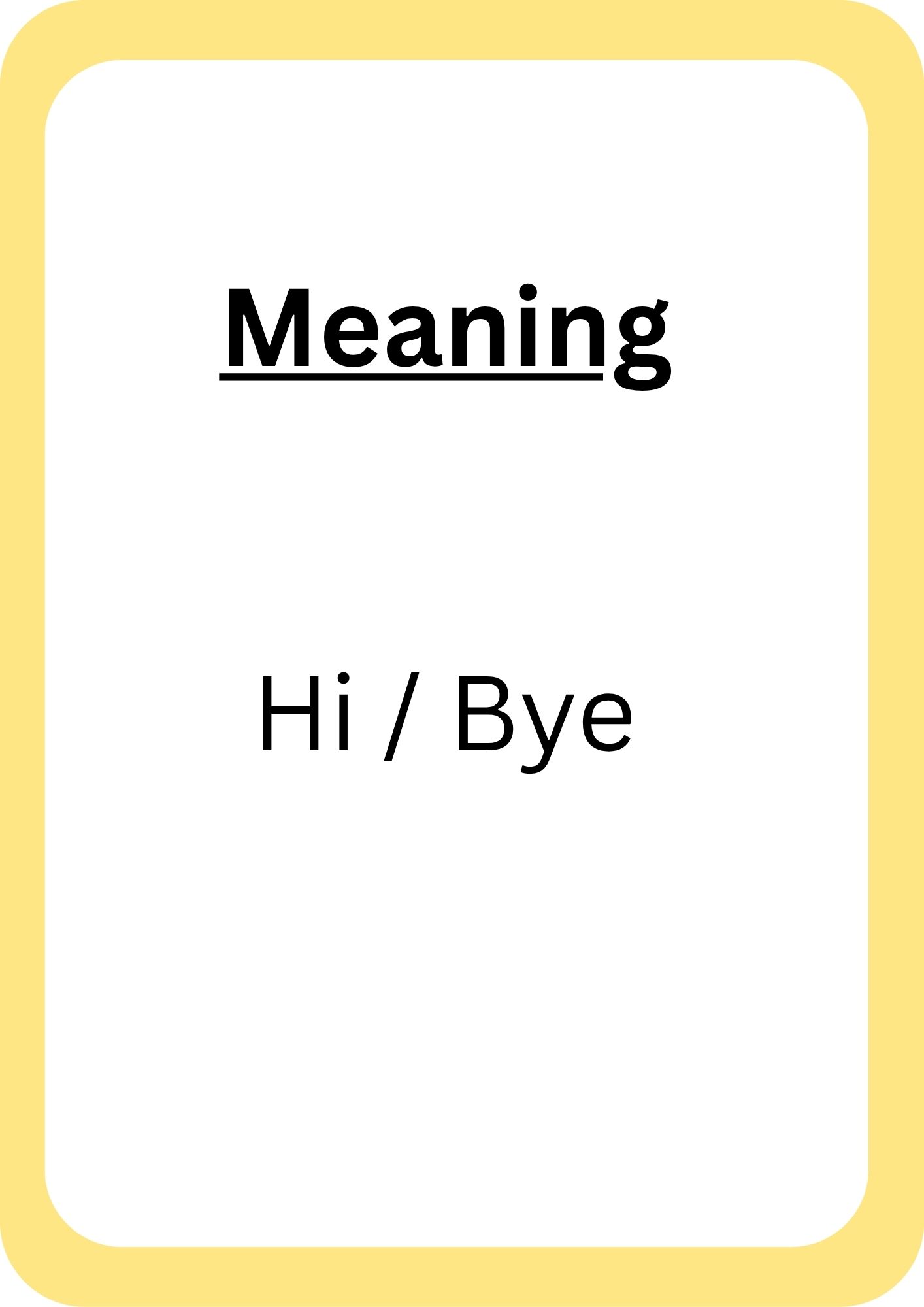 Printable French Greetings Flashcards for Kids - govincards.com