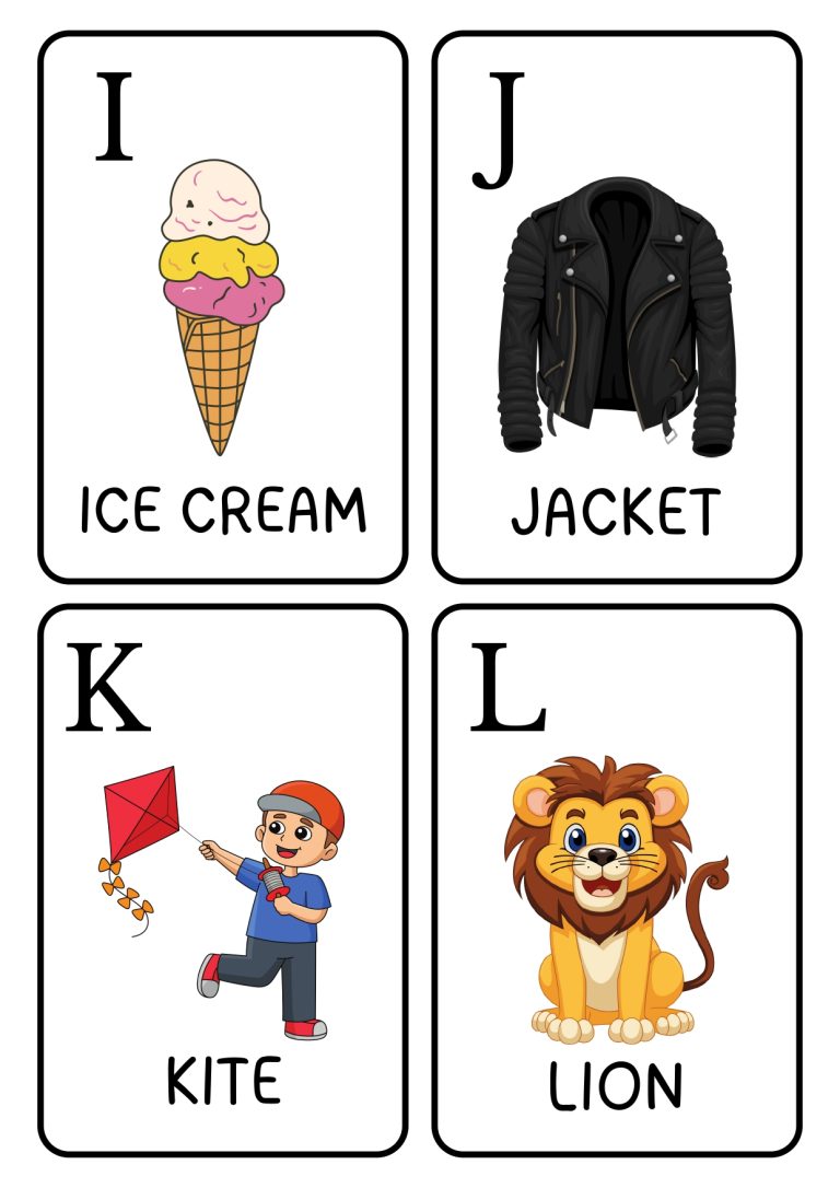 Printable Flashcards for 2-Year-Olds - govincards.com