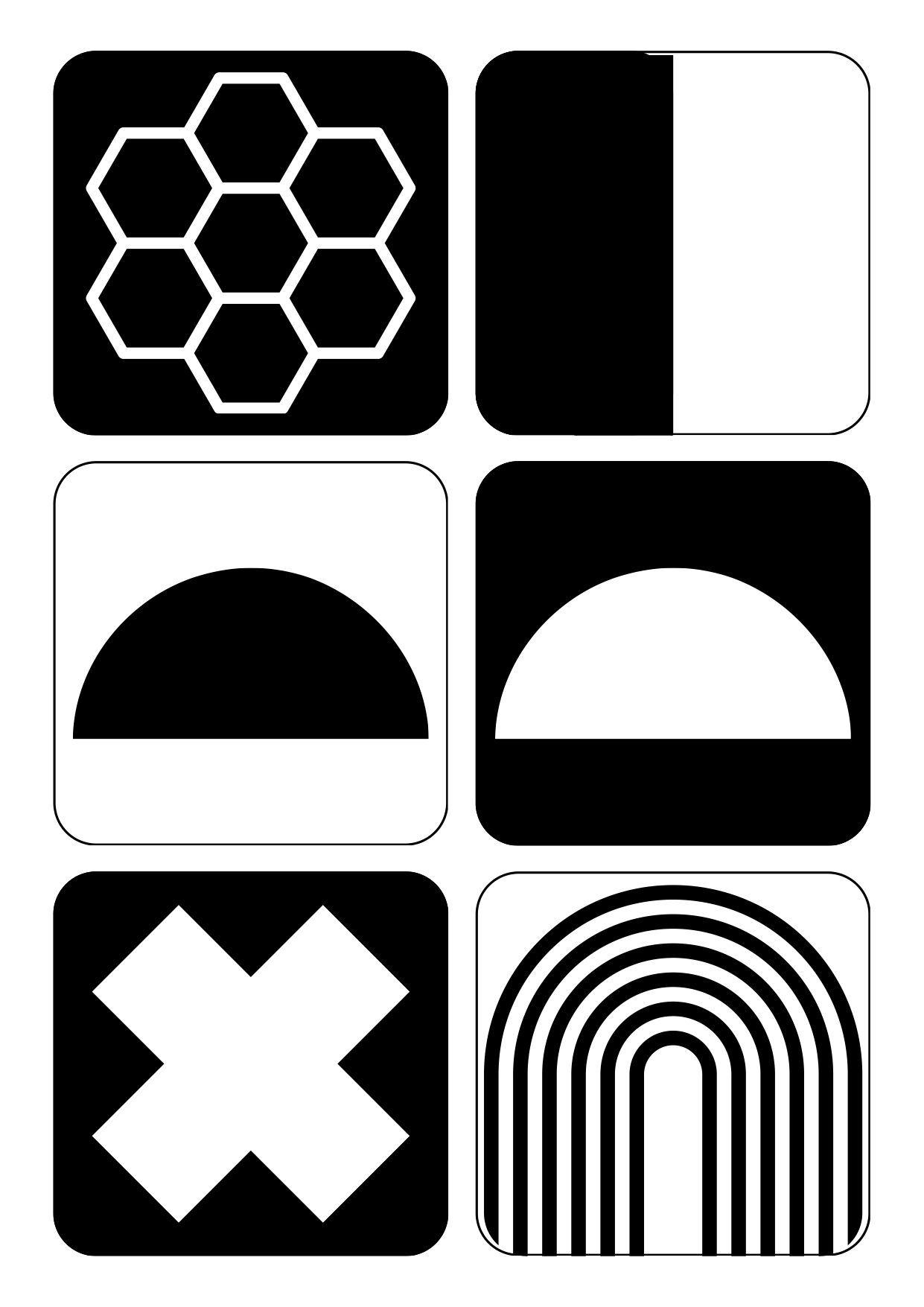 Contrast Cards Simple Printable High Contrast Flashcards for Babies - govincards.com