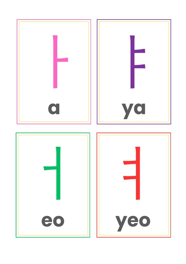 Korean Alphabet Flashcards