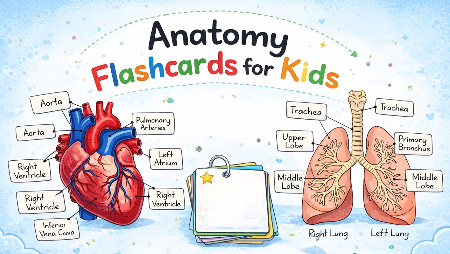 Anatomy Flashcards for Kids